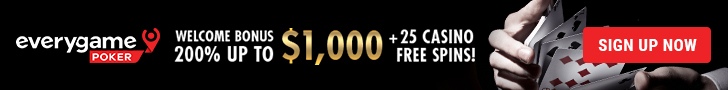 200% Bonus up to $1000, plus 25 Casino Free Spins