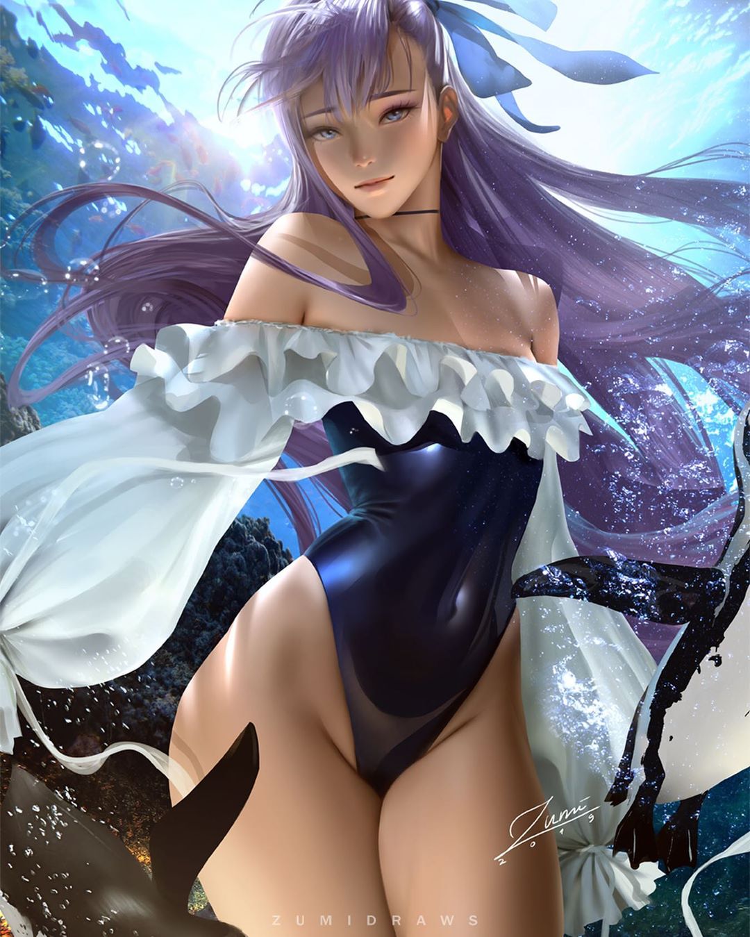 大尺度二次元性感美女手机背景壁纸Hot Comic Girl Mobile Wallpaper
