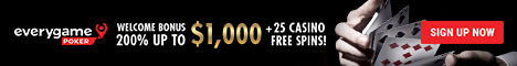 Everygame Bonus $1000 Free